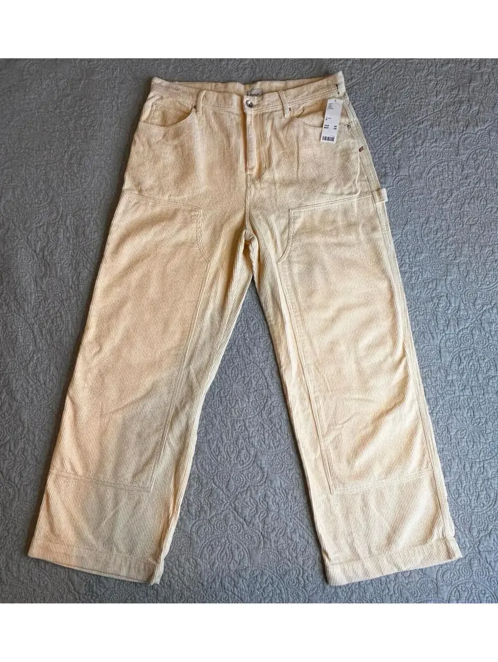 Urban Outfitters BDG Beige Corduroy Carpenter Pants 36W